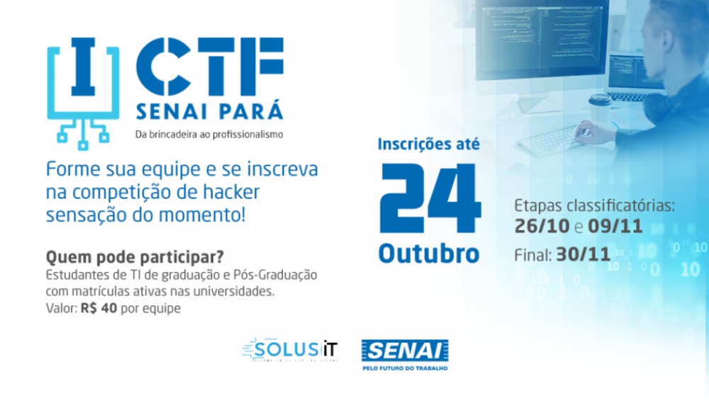 Competição hacker está com inscrições abertas para estudantes de TI
