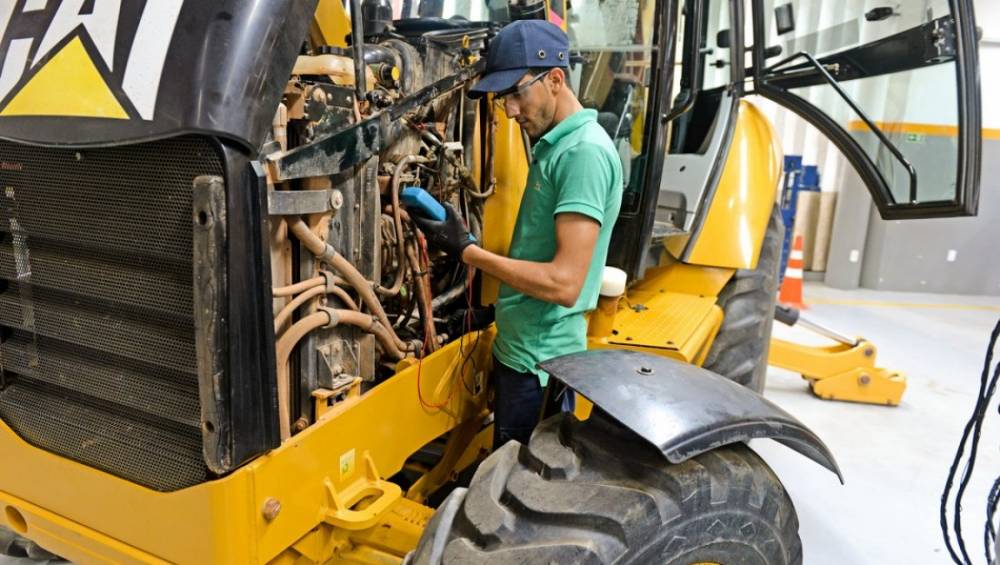 Competidor do Marrocos faz treinamento em Belém para a WorldSkills
