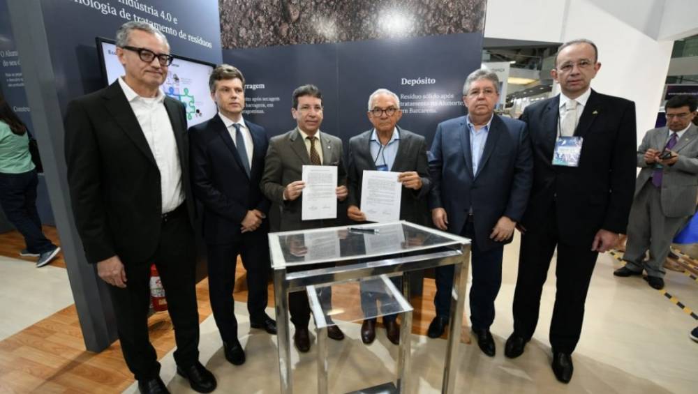 A Alunorte e o Instituto SENAI de Inovação fecham parceria para estudos de aproveitamento de resíduos de bauxita